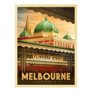 Art Print | Flinders Street Station, Early Morning
